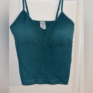 Buy one get one !!! adjustable strap tank top with shelf bra